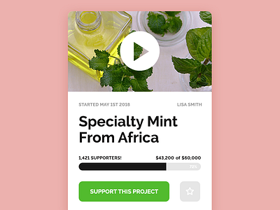 Daily UI Day 032 — Crowdfunding Campaign crowdfunding campaign daily ui dailyui ui