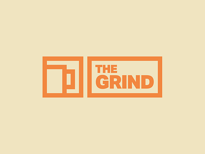 Thirty Logos — Challenge 2 — "The Grind" coffee logo thick lines thritylogos