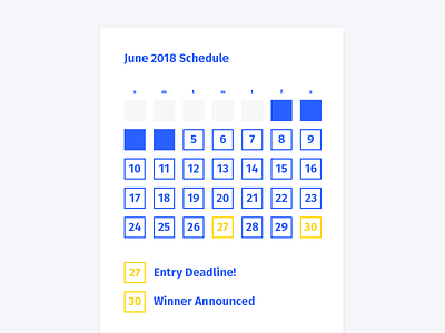 Daily UI Day 038 — Calendar calendar daily ui ui