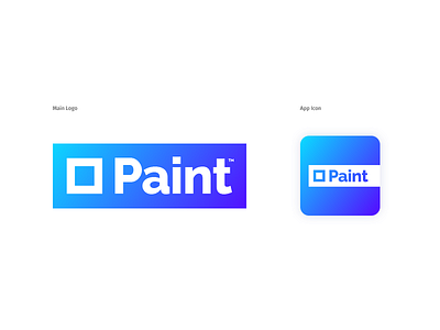 Thirty Logos — Challenge 9 — "Paint" blue logo paint thirty logos thirtylogos