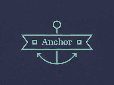 Thirty Logos — Challenge 10 — "Anchor" a anchor logo thirty logos thirtylogos