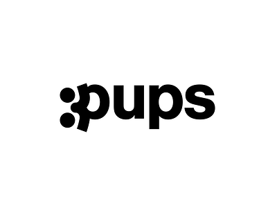 Thirty Logos — Challenge 15 — "Pups" daily dog logo logotype pups thirtylogos thiry logos type wordmark