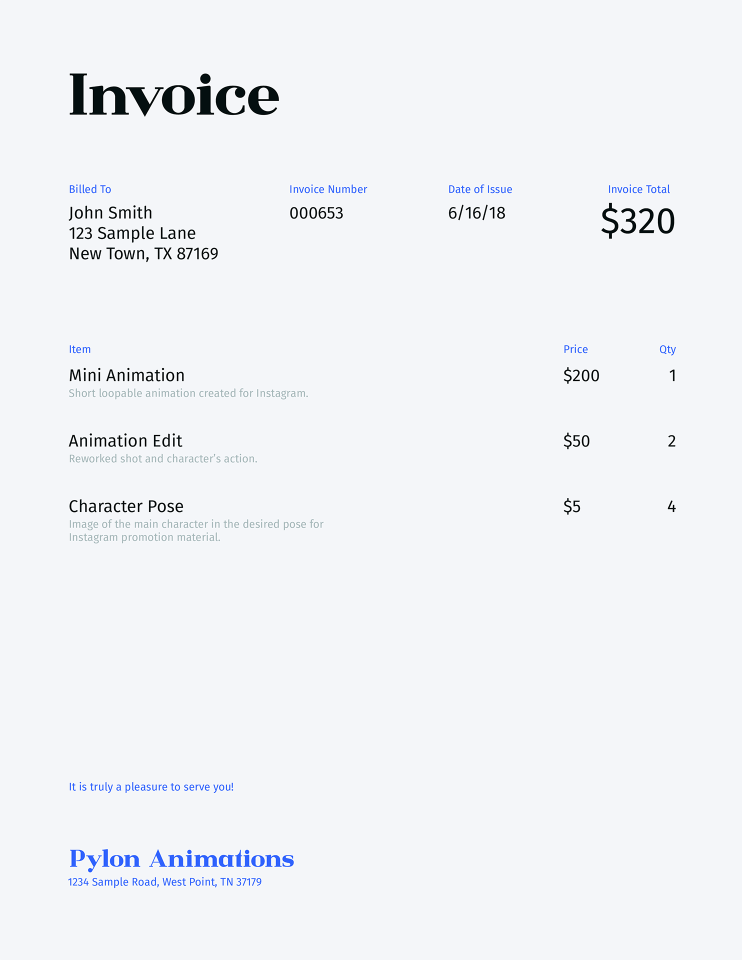 Daily UI Day 046 — Invoice by Abraham Mast on Dribbble