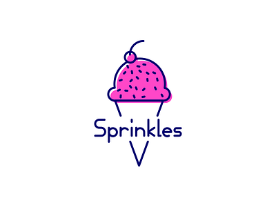 Thirty Logos — Challenge 21 — "Sprinkles" daily ice cream icecream logo sprinkles thirty logos