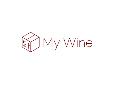 Thirty Logos — Challenge 26 — "My Wine" lines logo logos my wine red thirty logos thirtylogos wine