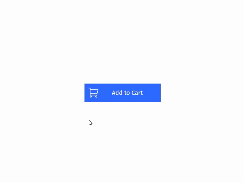 Daily UI Day 058 — Shopping Cart add to cart animation blue button daily ui dailyui micro animation microanimation shopping cart ui