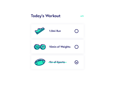 Daily UI Day 062 — Workout of the Day