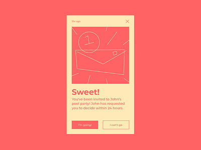 Daily UI Day 078 — Pending Invitation