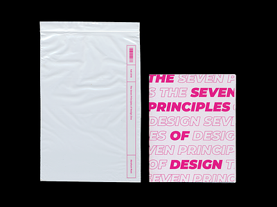 Zine — The Seven Principles of Design booklet booklet design design die cuts graphic design graphicdesign illustraion lizard magenta reptiles typography vector zine
