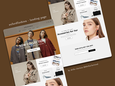 Fashion E-Commerce - Oxford Fashion - Landing Page