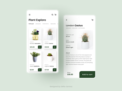 Eve's Garden UI - Plant Online Shop Platform