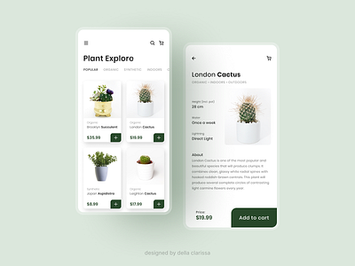 Eve's Garden UI - Plant Online Shop Platform app challenge design e commerce garden online store plant plants shopping app ui ui design ui designs uidesign uiuxdesign user interface user interface design user interfaces ux