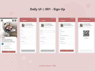 Daily UI - 001 - Sign Up #DailyUI challenge dailyui dailyuichallenge design signup ui uidesign uiuxdesign