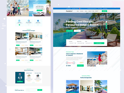 Hotel & Resort Booking Landing Page