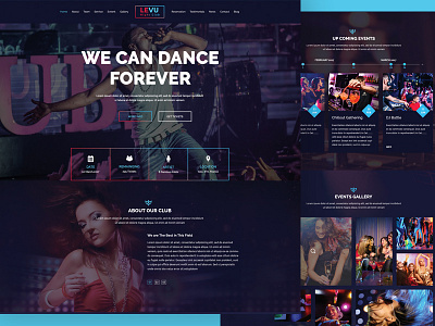 #Levu Night Club Landing Page