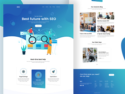 SEO Web Landing Page