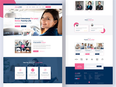 Insurance Website Design