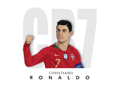 Christiano Ronaldo Potrait argentina christian ronaldo cr7 fitness fitness freak football graphic graphics illustration ipad pro potrait pro create ronaldo sketch sports vector