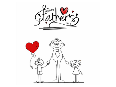Happy Fathers Day artist dad daddy digitalartist digitalartwork digitaldrawing digitalillustration digitalpaint digitalpainting doodle doodleartist father fathersday fathersdaycard happyfathersday illustration love