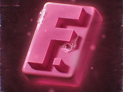 F is for Fight Club – 36 Days of Type on Procreate (2022)