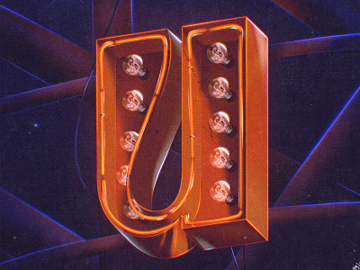 U is for Uncle Buck – 36 Days of Type on Procreate (2022)