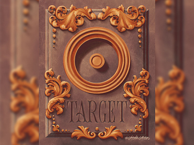 Target – Lettering Style Challenge on Procreate (2022)