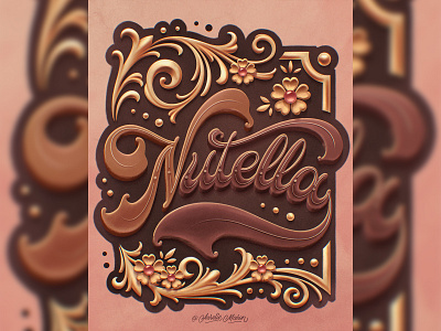Nutella – Lettering Style Challenge on Procreate (2022)