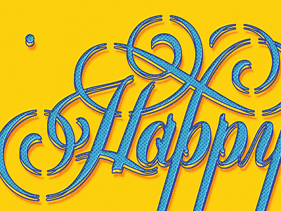 Happy Easter – Close Up calligraphy custom type easter 2018 happy easter lettering logo type design typography vector