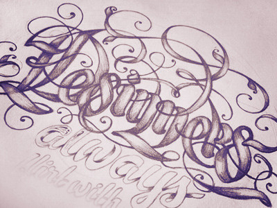 Type Experiment calligraphy designer graphic design script type typography
