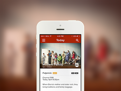 TV Programming App - iOS 7 Update