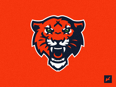 Tiger sport mascot logo