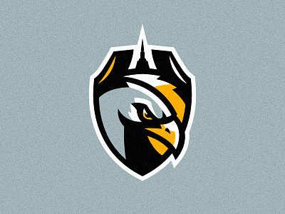 logo for the hockey club "Hawks" St. Petersburg animal bird emblem hawk hockey logo mascot sport st. petersburg team