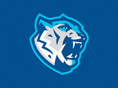 "Kronbars" St. Petersburg. Logo animal bars cat emblem hockey logo mascot sport team wild