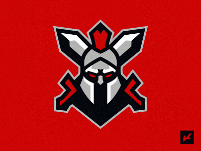 "Gladiators" GCOLIFK emblem hockey illustration logo mascot spartan sport sword team warrior