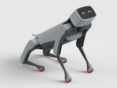 Hachibot 3d design dog future hachibot industrial design pet render robot robotics startup visualisation