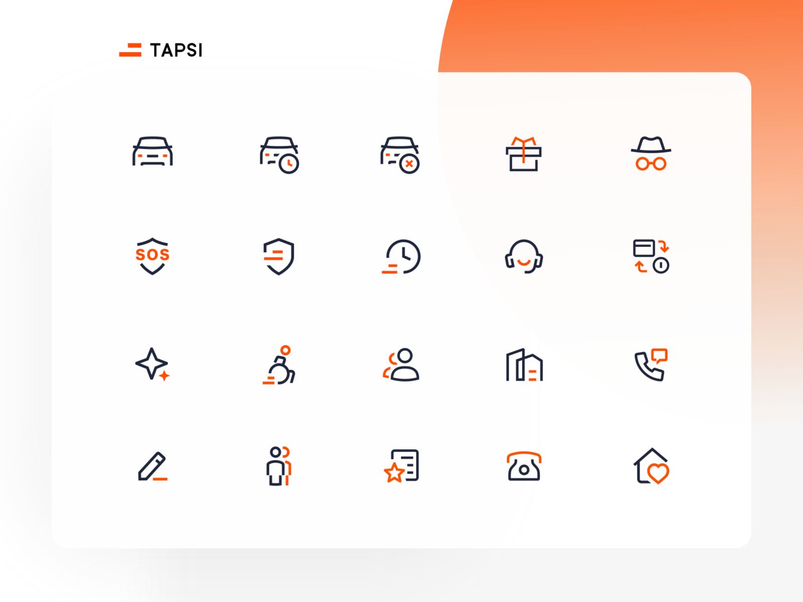 Tapsi Icons by Afshin T2Y for Piqo Studio on Dribbble
