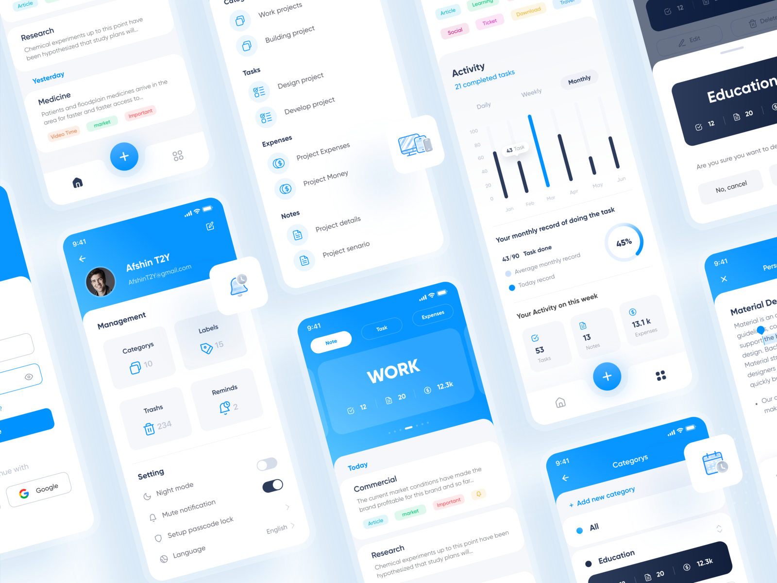 Mindify App By Afshin T2y For Piqo Studio On Dribbble