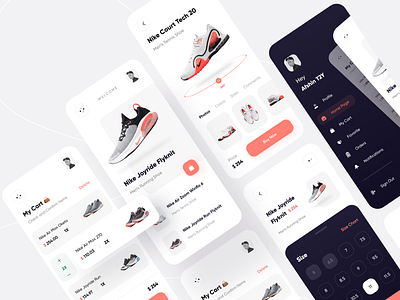 Nipo Shop Kit adidas basket e commerce ecommerce fashion icon illustration market nike profile puma shipping shoe shoes shop shopping ui zara