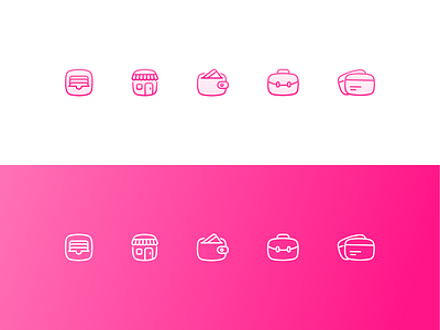 Icon Design app bank app design flat icon illustration minimal ui vector