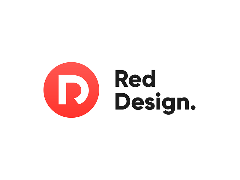 Red Design Logo By Afshin T2y On Dribbble