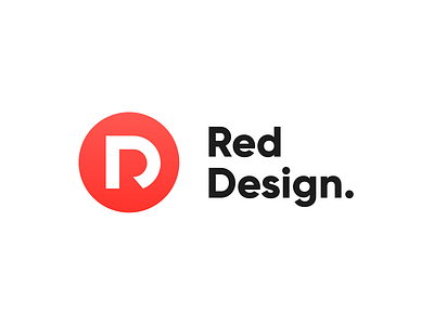 Red Design logo art branding clean creativity design flat icon identity illustration illustrator lettering logo minimal red redesign type vector
