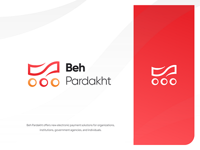 Beh Pardakht Logo bank branding design flat icon illustration lettering logo logodesign minimal money type vector