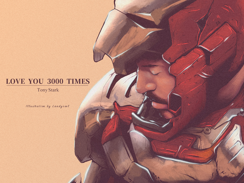 Love you 3000 times by LandyCooL for RaDesign on Dribbble