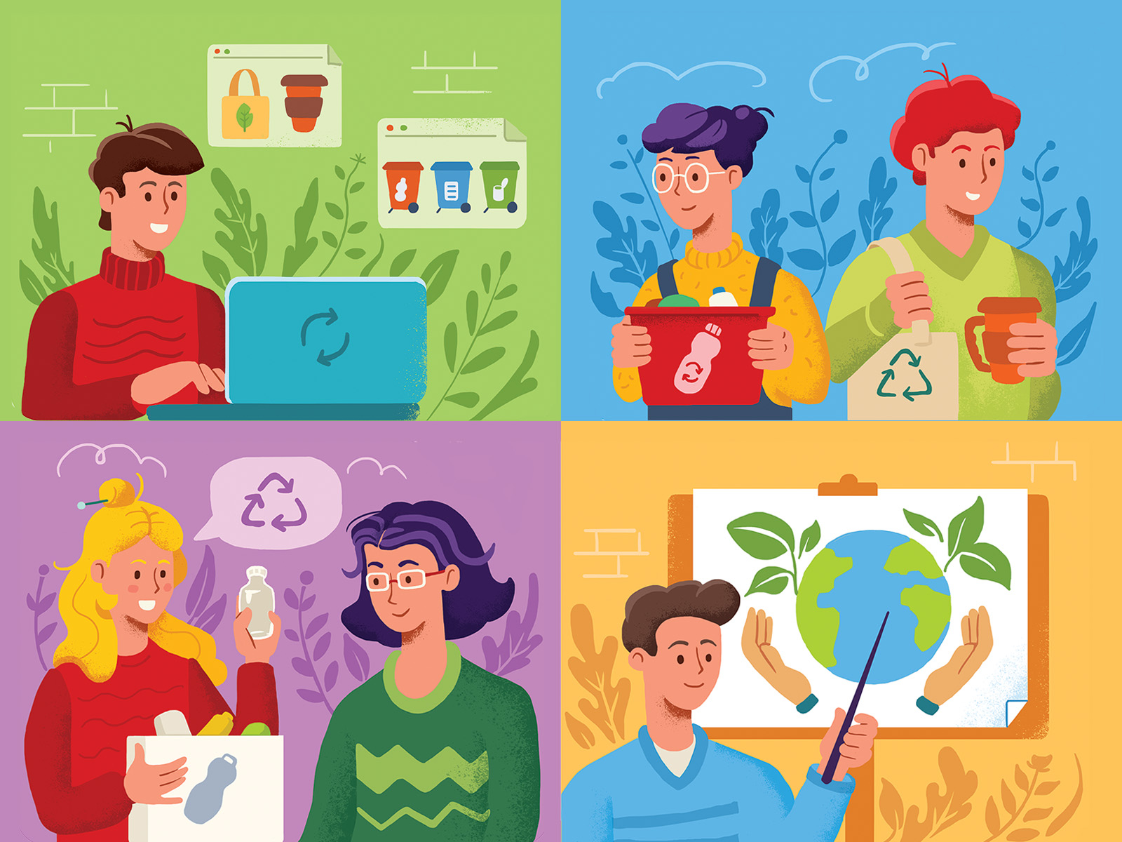 Ecology For Schools By Ilia Kalimulin On Dribbble