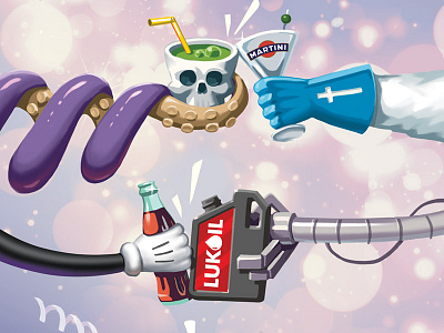 Celebration celebrate cola lukoil martini mickey musketeer octopus robot scull