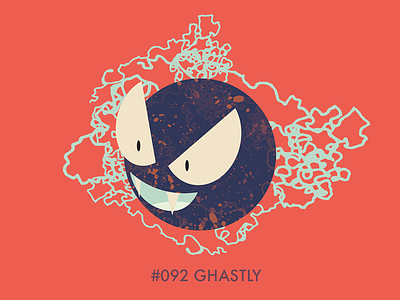 #092 Ghastly ghastly pokemon