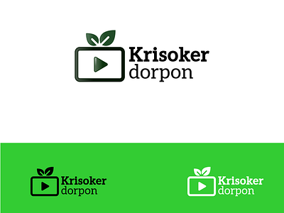 Farmers Mirror (Krisoker Dorpon) agriculture agrologo branding design green logo logoforyoutube modern
