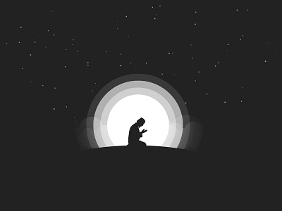 Praying Illustration-1 hope mercy praying silhouette submission