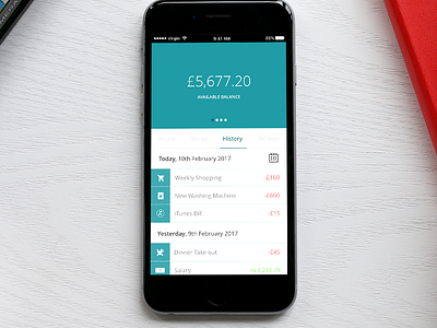 Finance App app design finance fintech home screen interface ios mobile ui ux