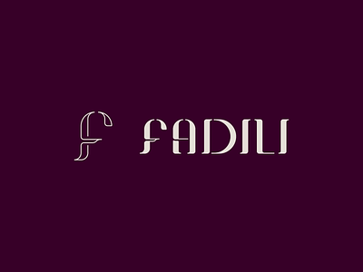 Fadili - Logotype 2d art branding clean design illustration logo rebranding typography vector